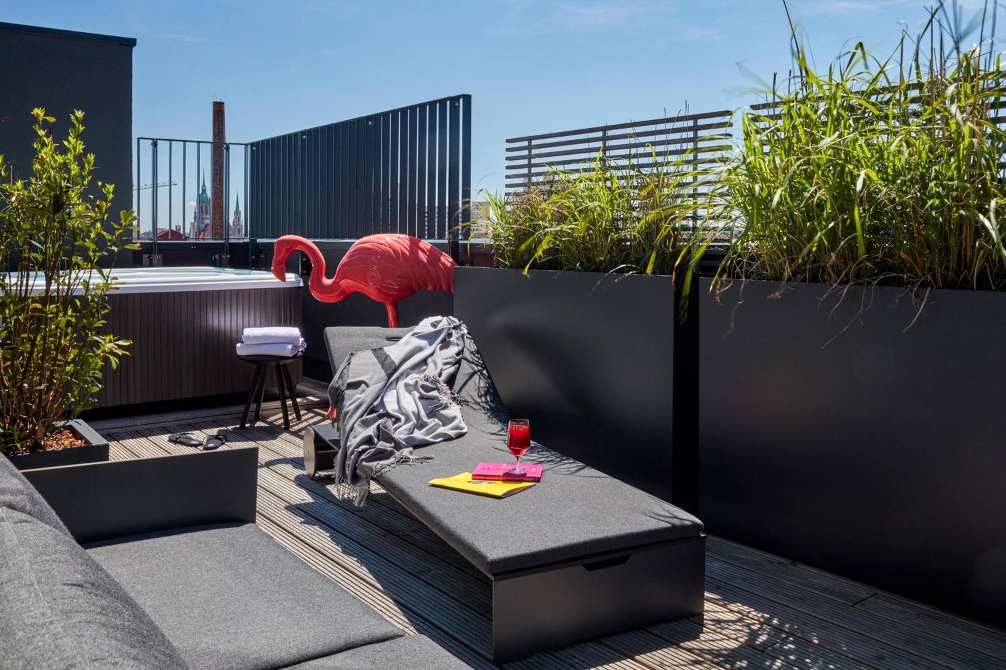 Roomers Munich, Autograph Collection Exterior foto Rooftop garden